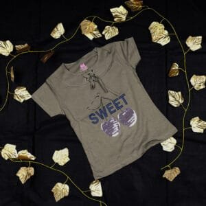 Girls eyelet t-shirt