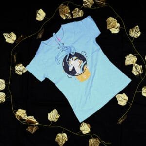 Girls eyelet t-shirt
