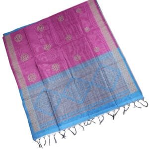 Handloom tussar Printed