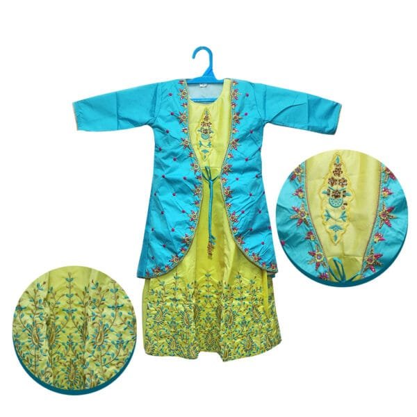 Kids Frock with Coat