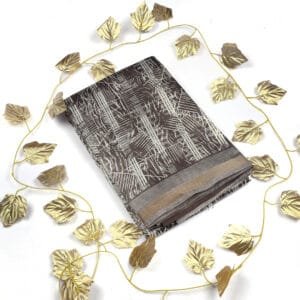 Fancy print saree