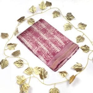 Fancy print saree