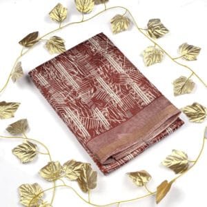 Fancy print saree