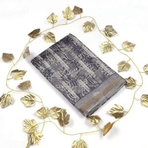 Fancy print saree
