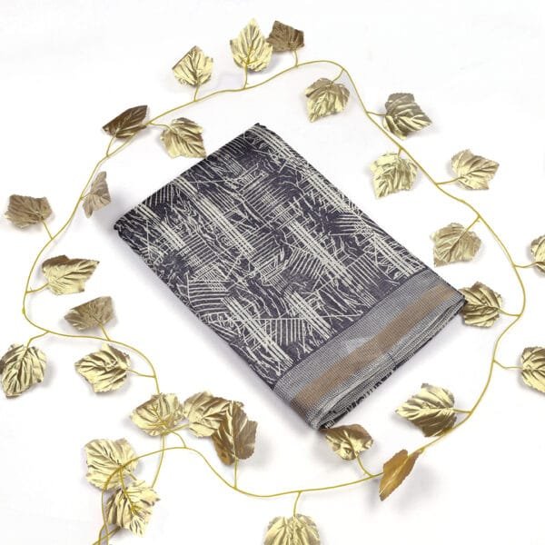 Fancy print saree