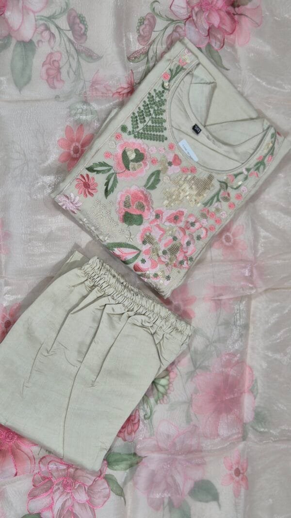Muslin Kurti Set - Image 2