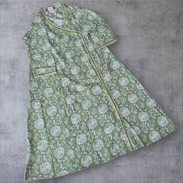 Pure cotton anarkali set - Image 2