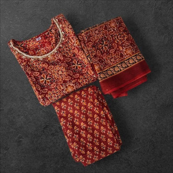 Kurti Sets with bottom and dupatta
