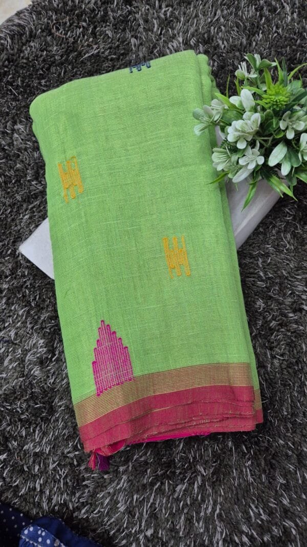 Khadi Tissue Saree - Image 2