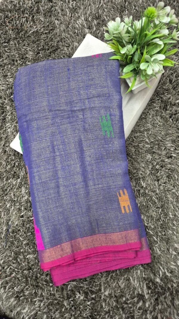 Khadi Tissue Saree - Image 2