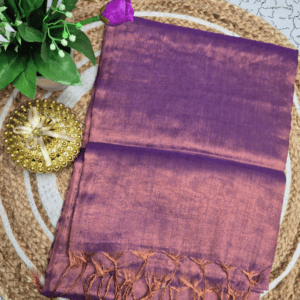 Deep Violet Handloom Silk