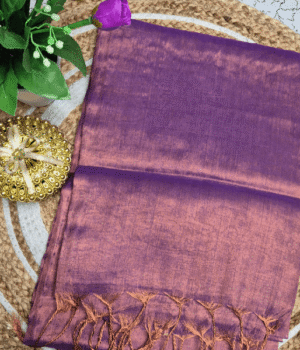 Deep Violet Handloom Silk