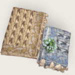 Jacquard Weave and Contrast Border Semi Tussar Saree