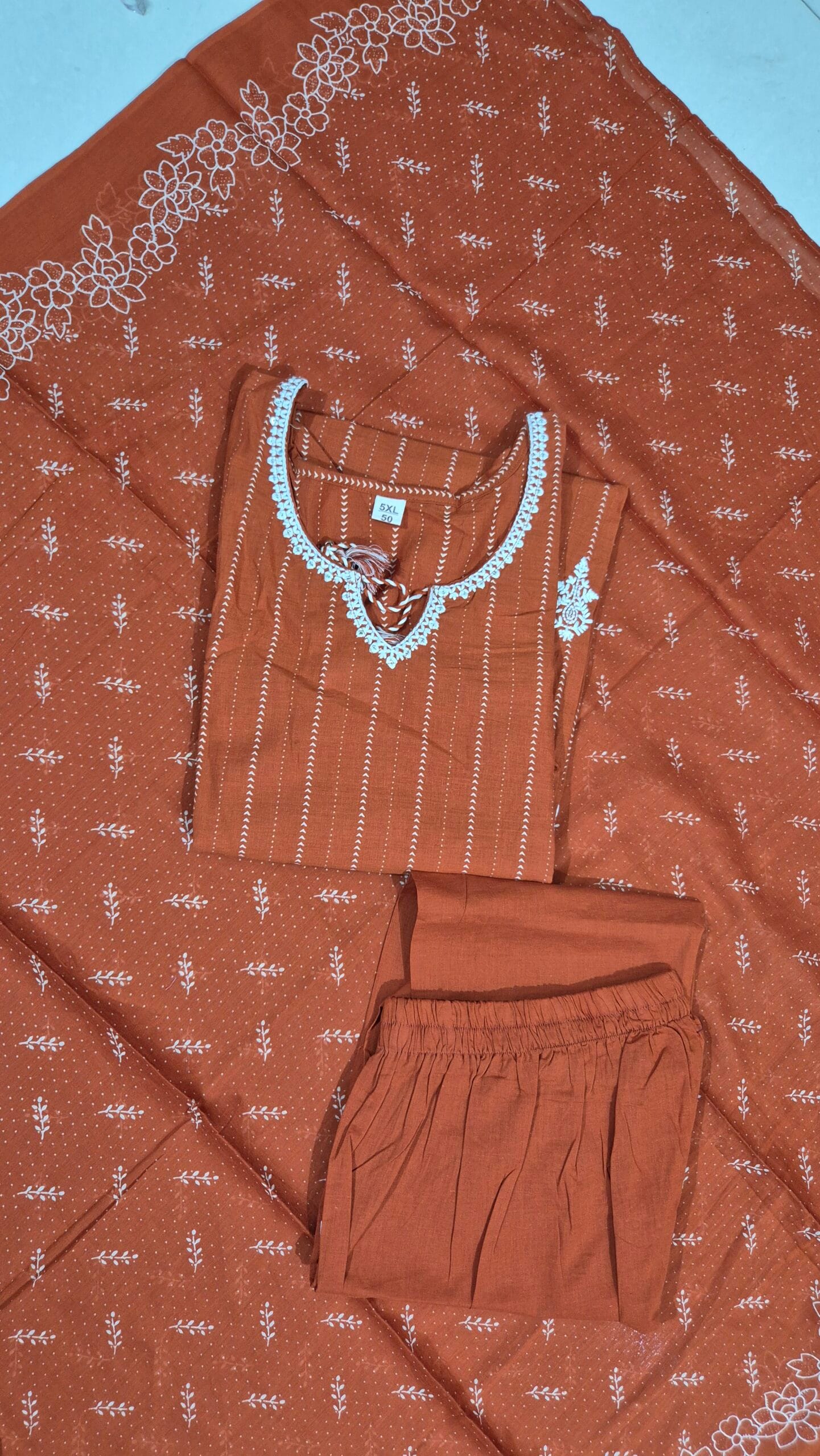 Pure cotton kurti set