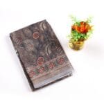 Brown Fancy Printed Saree with Traditional Paisley Motif