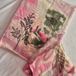 Rose & Olive Floral Collage Pure Cotton Chudidhar Material