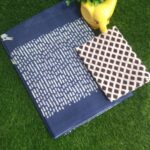 Mul Cotton Saree Blue