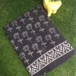 Mul Cotton Saree Black 02