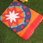 Mul Cotton Saree Orange