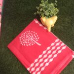 Mul Cotton Saree Red