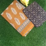 Mul Cotton Saree Yellow